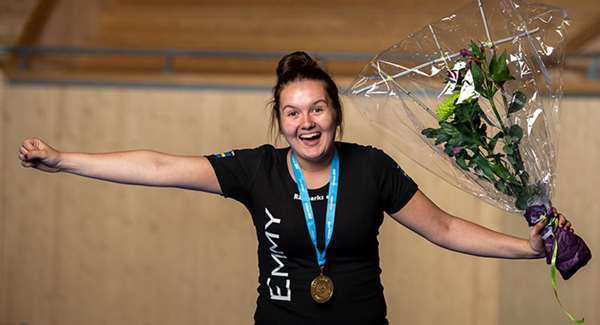 Emmy Åberg tog hem guldet på Yrkes SM!