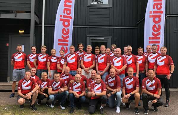 Team Elkedjan tog sig an Cykelvasan 2019!