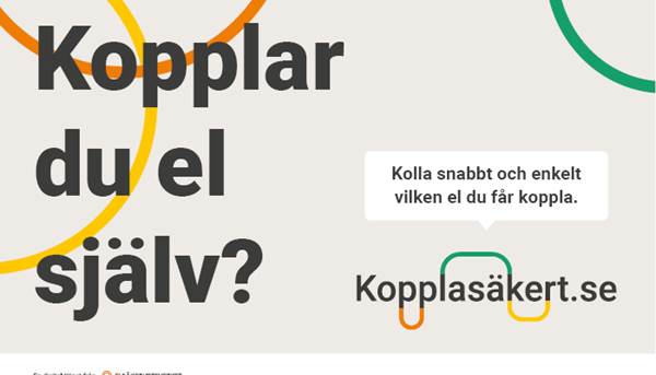 Kopplar du el själv? Kolla här vad du får och inte får göra själv.