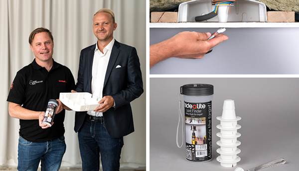 Idé från Elkedjan-elektriker blev Hide-a-lites nya Spot Finder