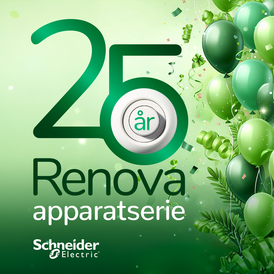 Schneiders apparatserie Renova fyller 25 år